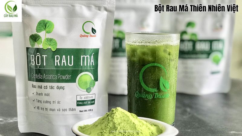 Tác dụng của bột rau má Thiên Nhiên Việt